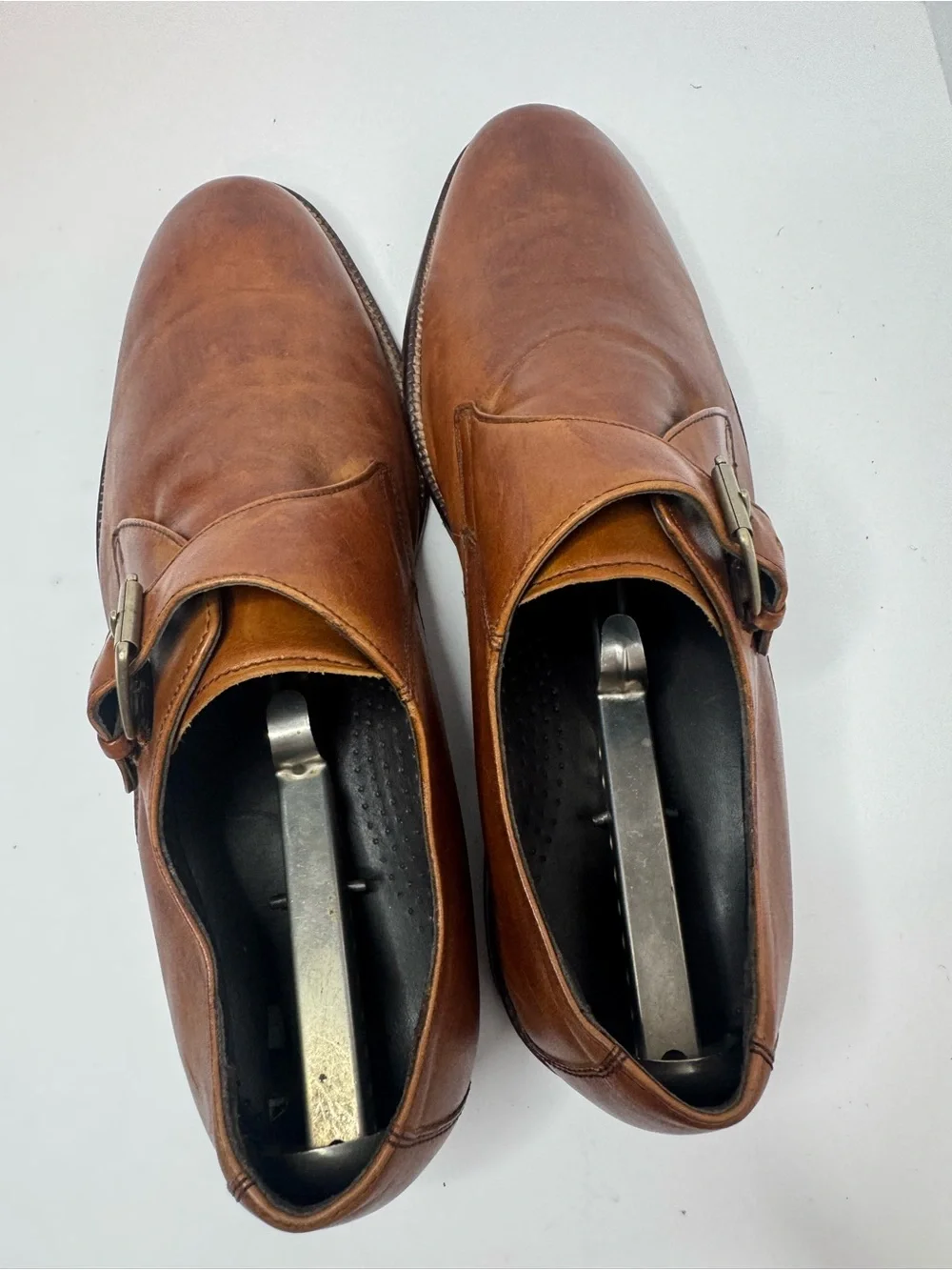 Cole Haan Brown Leather Single Monk Strap Men's Shoes Size 9M